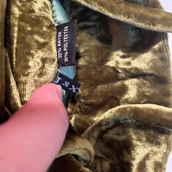 J&X NY Peacock Handbag Vintage Drawstring Green Soft - Picture 7 of 10